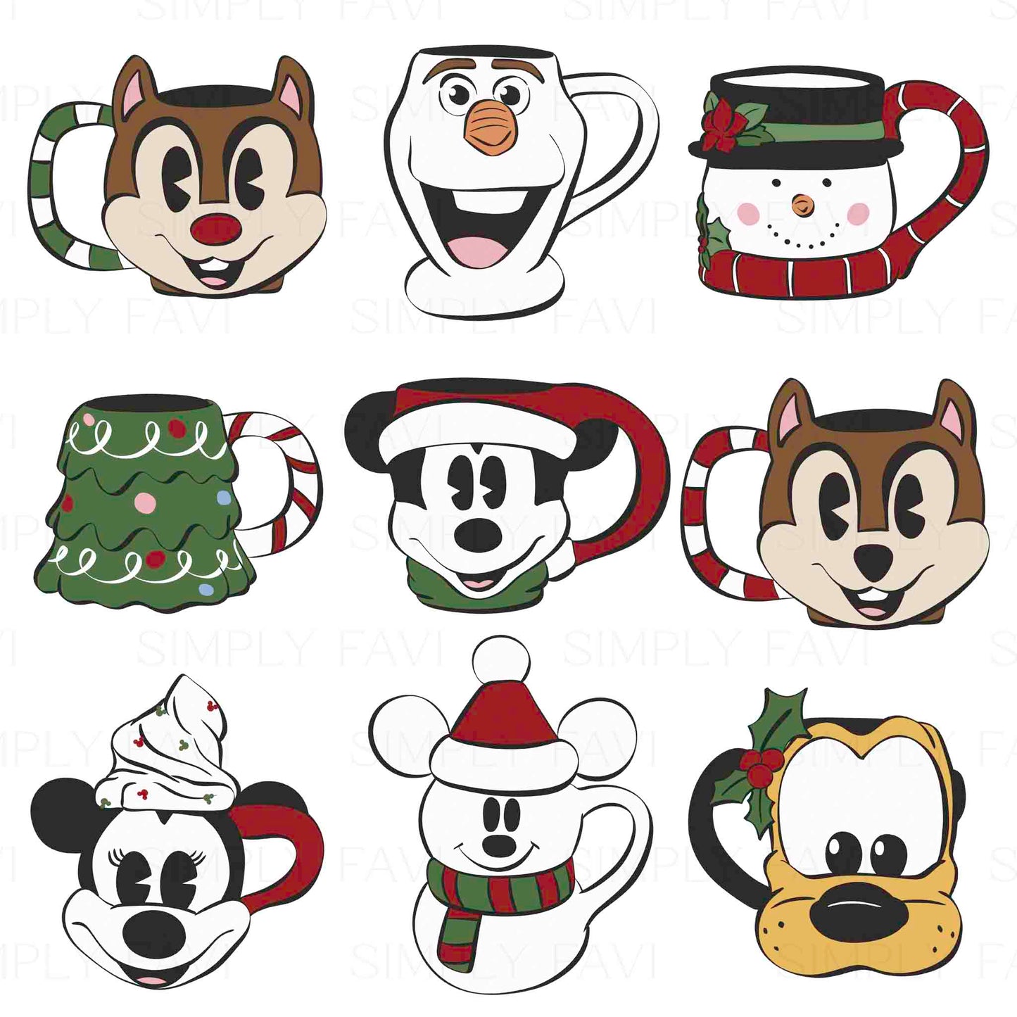 Christmas Mugs 2.0 Revamp