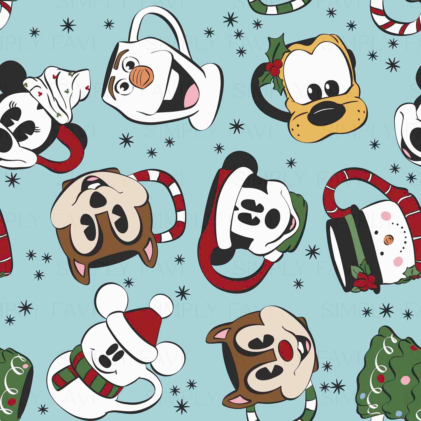 Christmas Mugs 2.0 Revamp