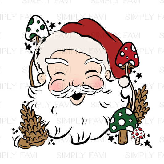 Forest Santa Peach PNG