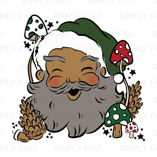 Forest Santa Brown PNG