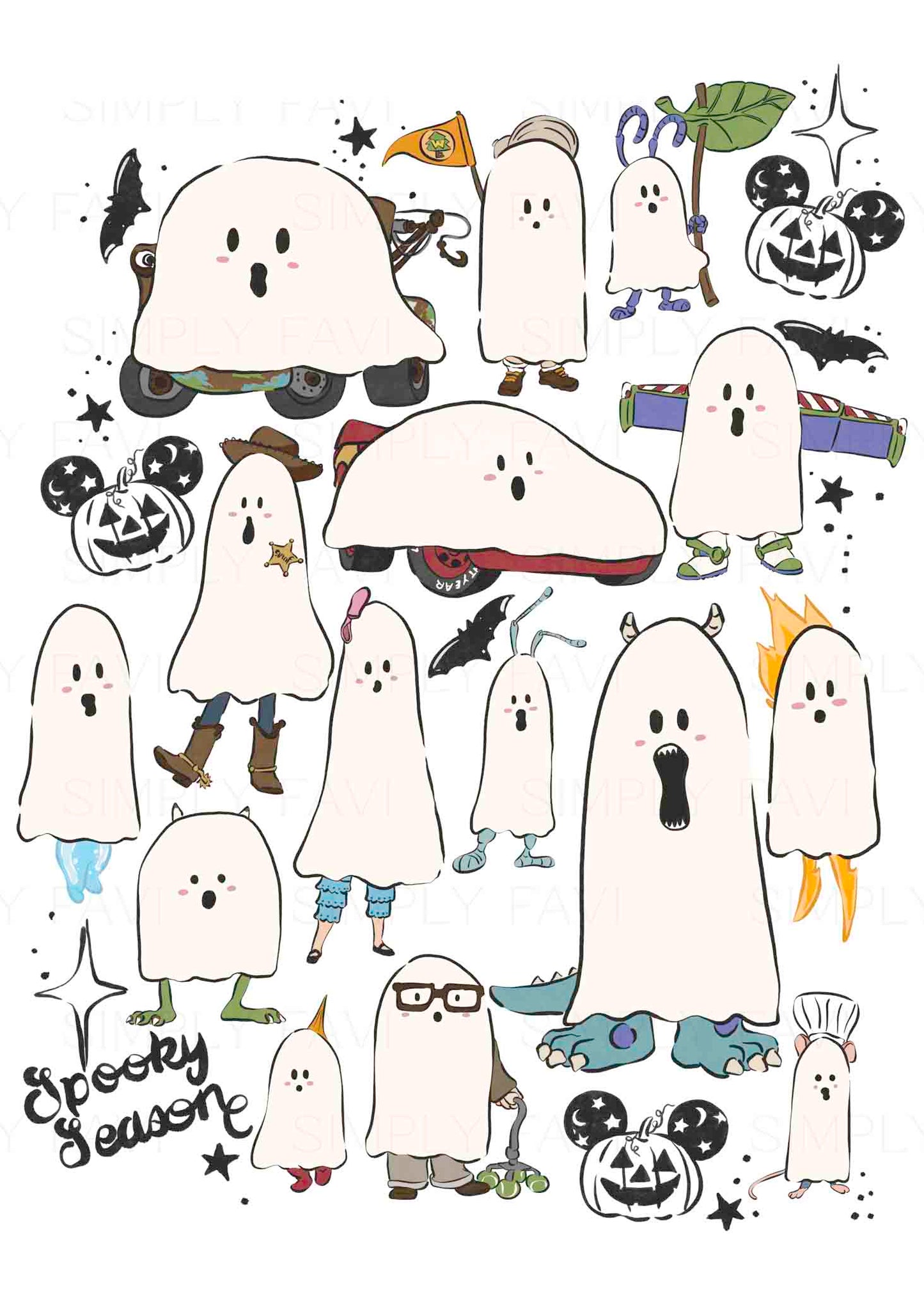 Our Magical Ghosties PNG