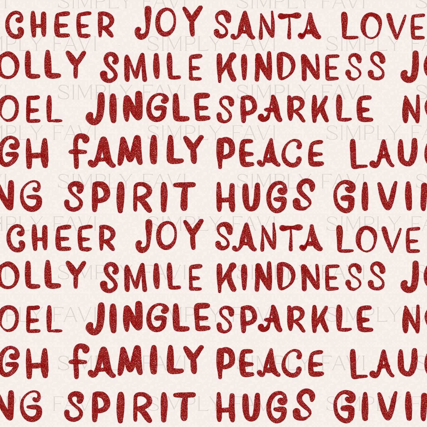 Holiday Words (set of 8)