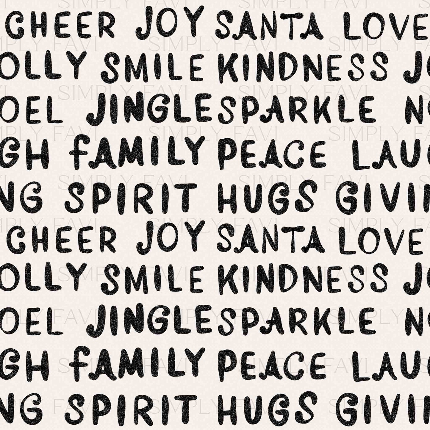 Holiday Words (set of 8)