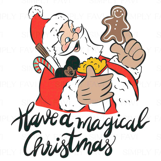 Magical Santa PNG