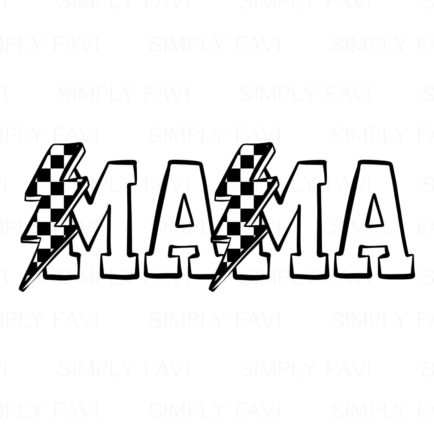 Thunder Mama PNG (set of 8)