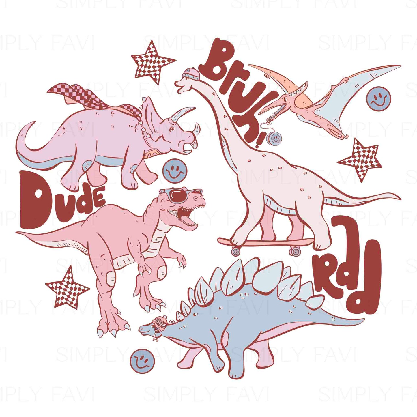 Rad Dinos PNG