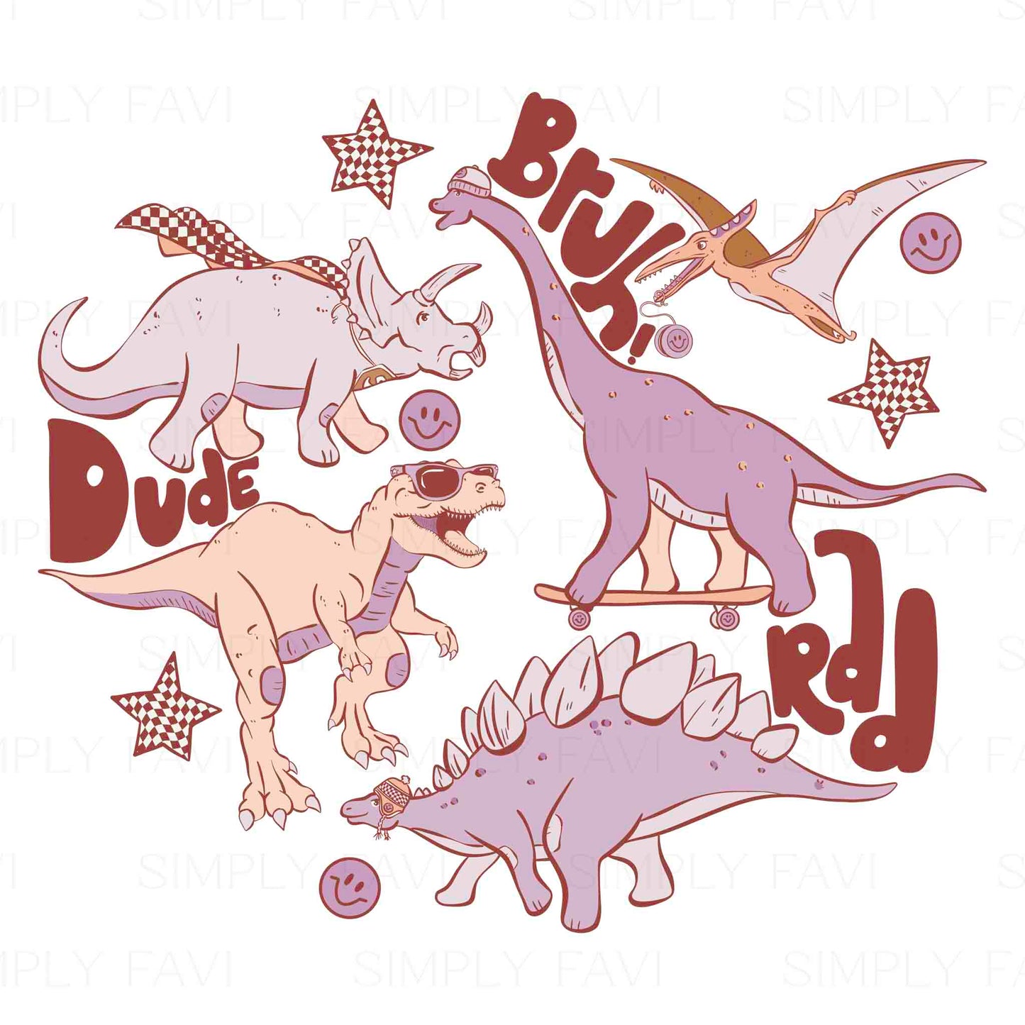 Rad Dinos PNG