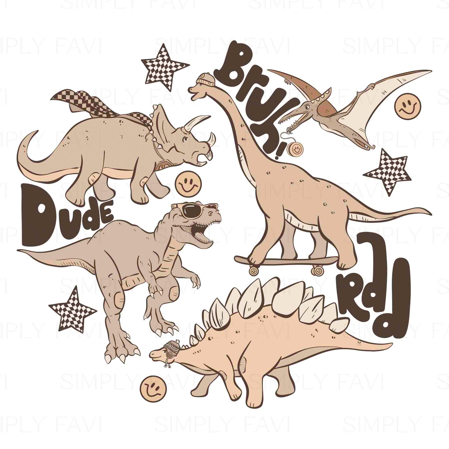 Rad Dinos PNG