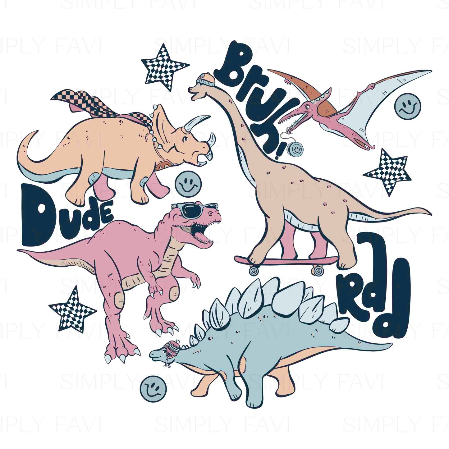 Rad Dinos PNG