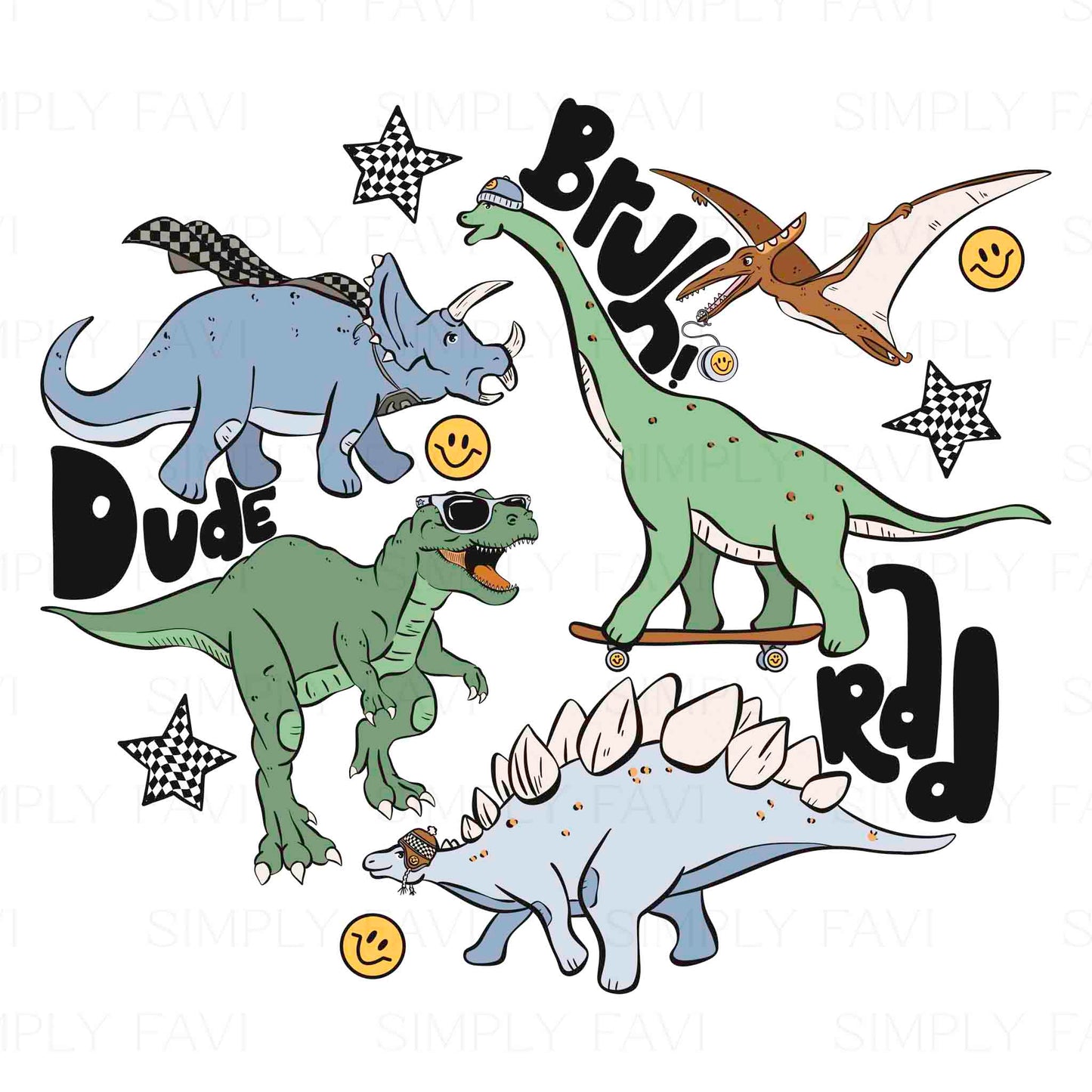 Rad Dinos PNG