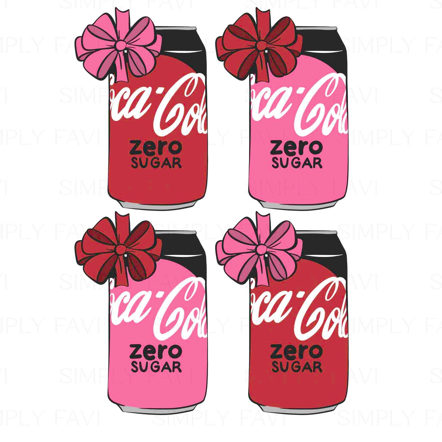 Soda - Zero Coke (complete set)