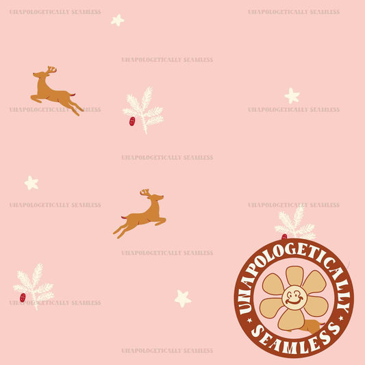 Jumping Reindeer - Pink