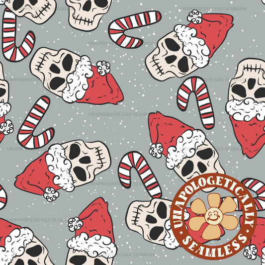 Red Skelly Santa